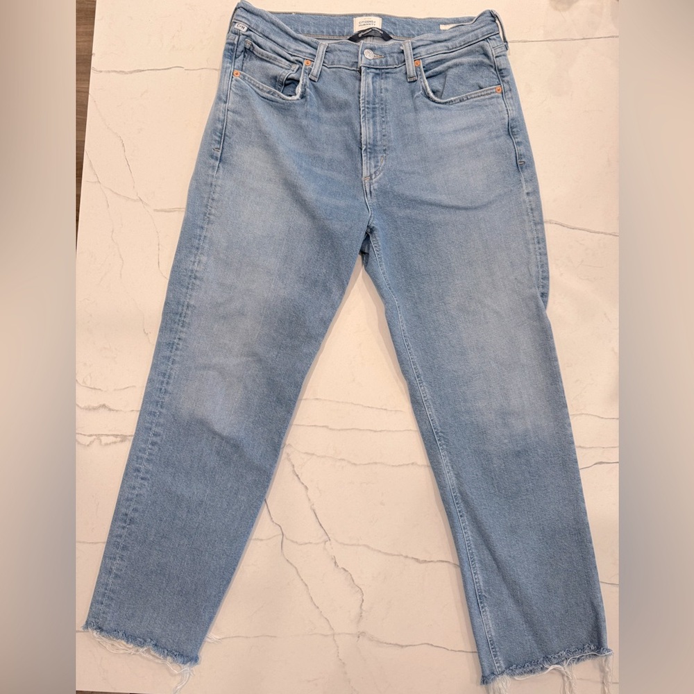 Citizens of Humanity Premium Vintage Daphne Crop Denim, Size 29, Like New